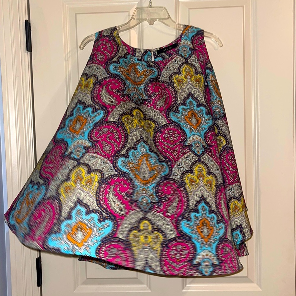 Ark & Co. Paisley Oversized Tank, Size M